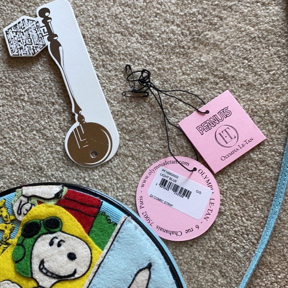 Olympia Le Tan x Peanuts comic strip bag crossbody snoopy & Woodstock - Picture 5 of 13